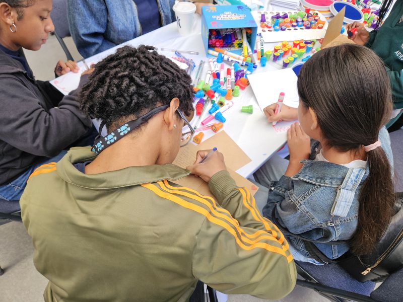 CEI team at the Bronx Boroughwide STEM Fair — booths, students, families, hands-on demos.